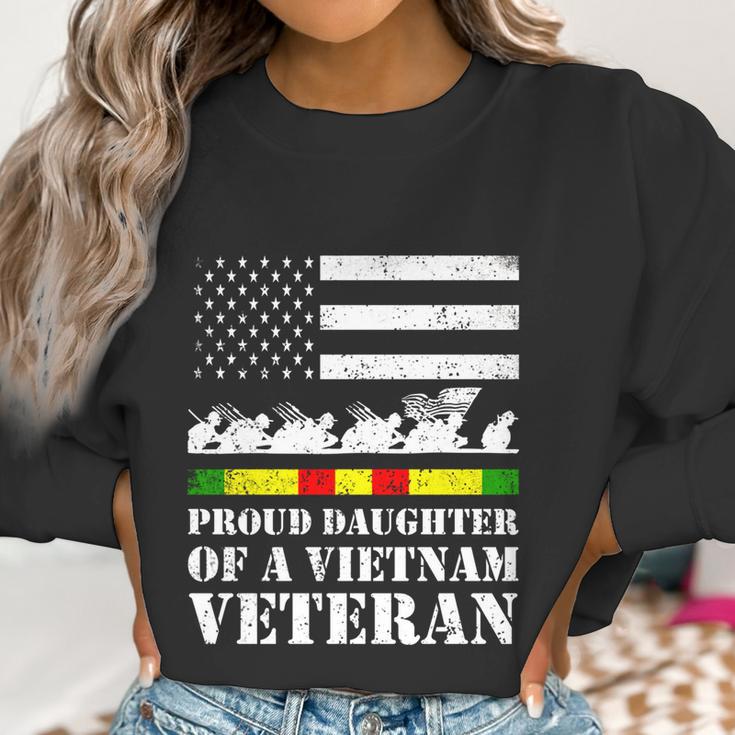 Proud Daughter Of A Vietnam Veteran Gift Graphic Design Printed Casual Daily Basic Women Sweatshirt Gifts for Women