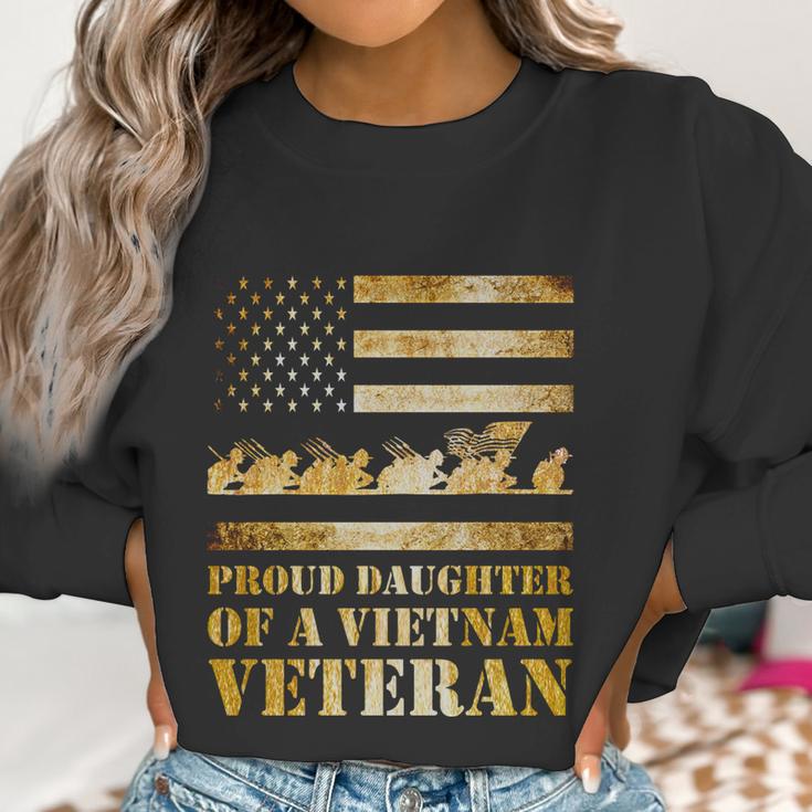 Proud Daughter Of A Vietnam Veteran Meaningful Gift Graphic Design Printed Casual Daily Basic Women Sweatshirt Gifts for Women