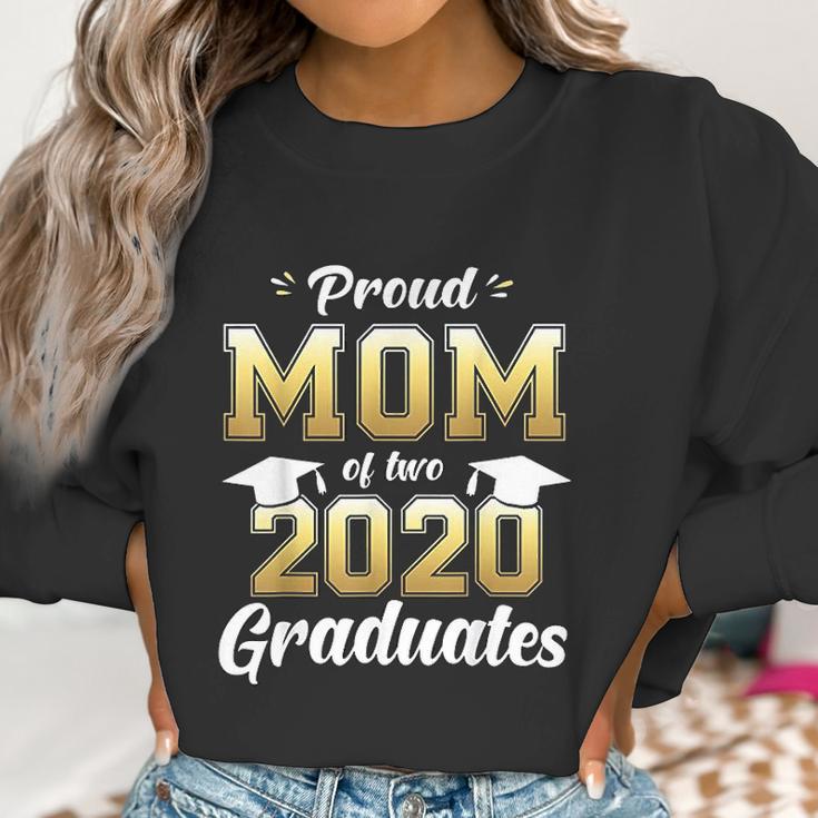 Proud Mom Of Two 2020 Graduates Women Sweatshirt Gifts for Women