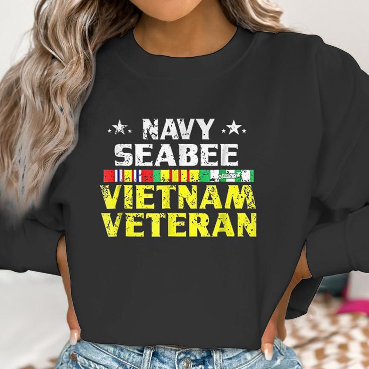 Proud Navy Seabee Vietnam Veteran Women Sweatshirt Gifts for Women