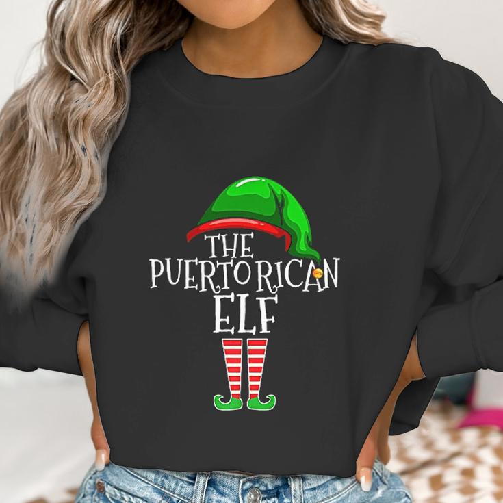 Puerto Rican Elf Family Matching Group Christmas Gift Women Sweatshirt Gifts for Women