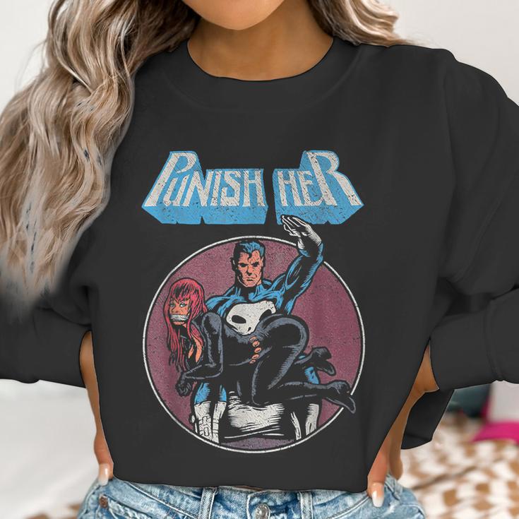 Punish Her Men Women T-Shirt Graphic Print Casual Unisex Tee Women Sweatshirt Gifts for Women