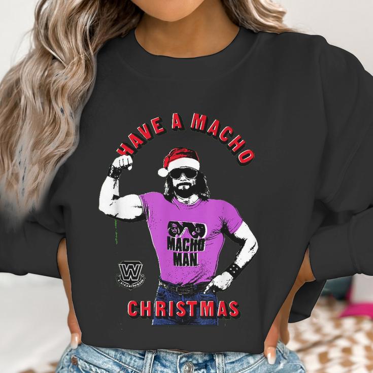 Randy Macho Man Savage Have A Macho Christmas Women Sweatshirt Gifts for Women