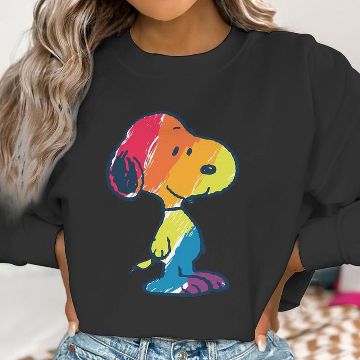 Shirt Rainbow Snoopy Women Sweatshirt Gifts for Women