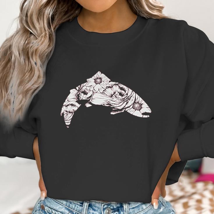 Simms Anderson Floral Trout Women Sweatshirt Gifts for Women