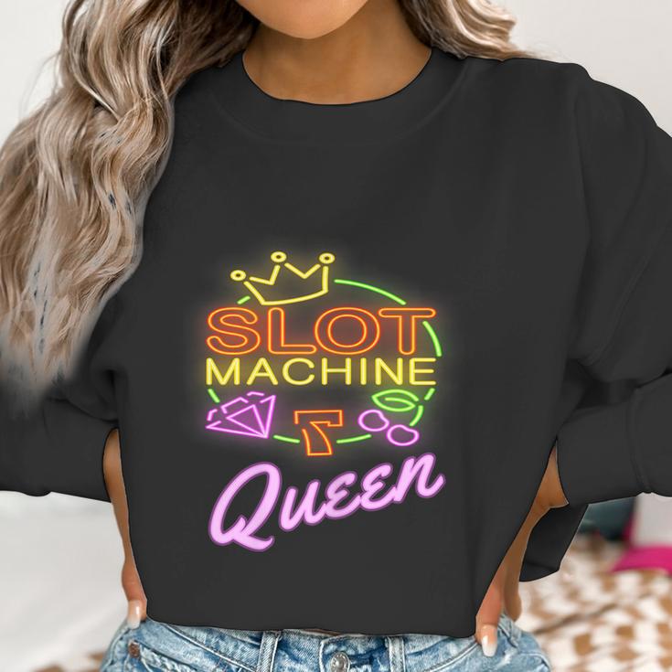 Womens Slot Machine Queen Casino Funny Gambling Women Sweatshirt Gifts for Women