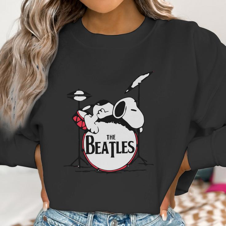 Snoopy Sleeping On The Drum Still Miss Ringo Starr The Beatles Shirt Women Sweatshirt Gifts for Women