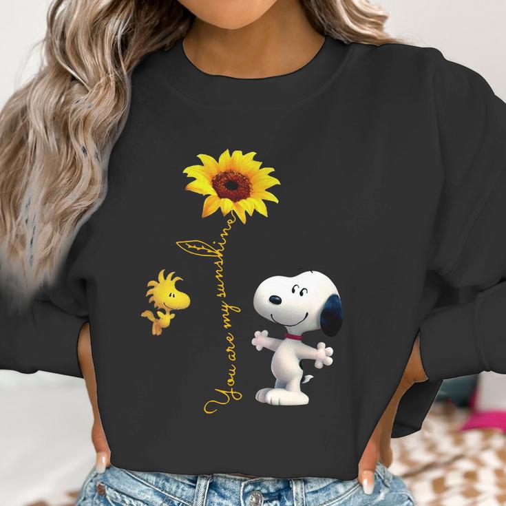 Snoopy And Woodstock You Are My Sunshine Sunflower Women Sweatshirt Gifts for Women