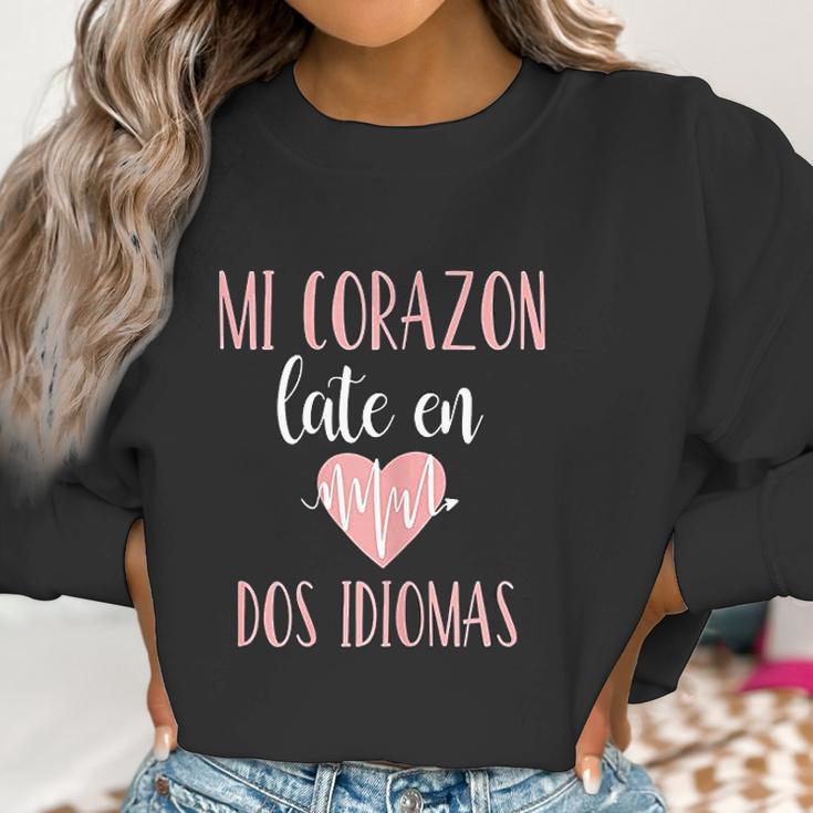 Spanish Teacher Appreciation Playera Maestra Women Sweatshirt Gifts for Women