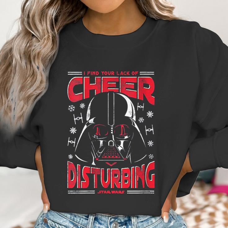 Womens Star Wars Darth Vader I Find Your Lack Of Cheer Disturbing Women Sweatshirt Gifts for Women