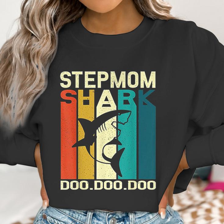 Step Mom Shark Doo Doo Doo Women Sweatshirt Gifts for Women