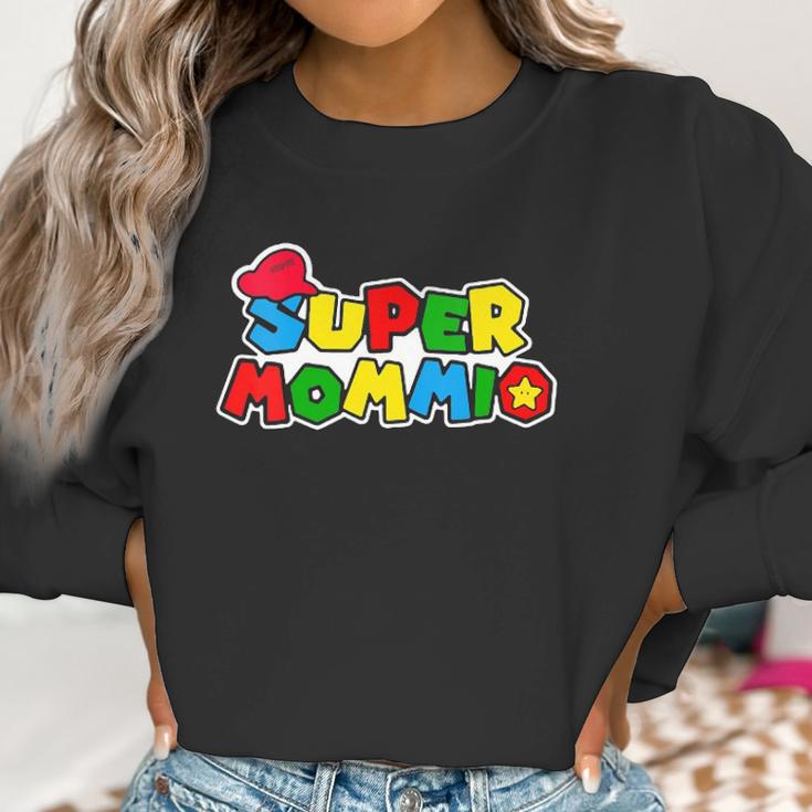 Super-Mommio Funny Mom Mommy Mother Video Game Lovers Women Sweatshirt Gifts for Women