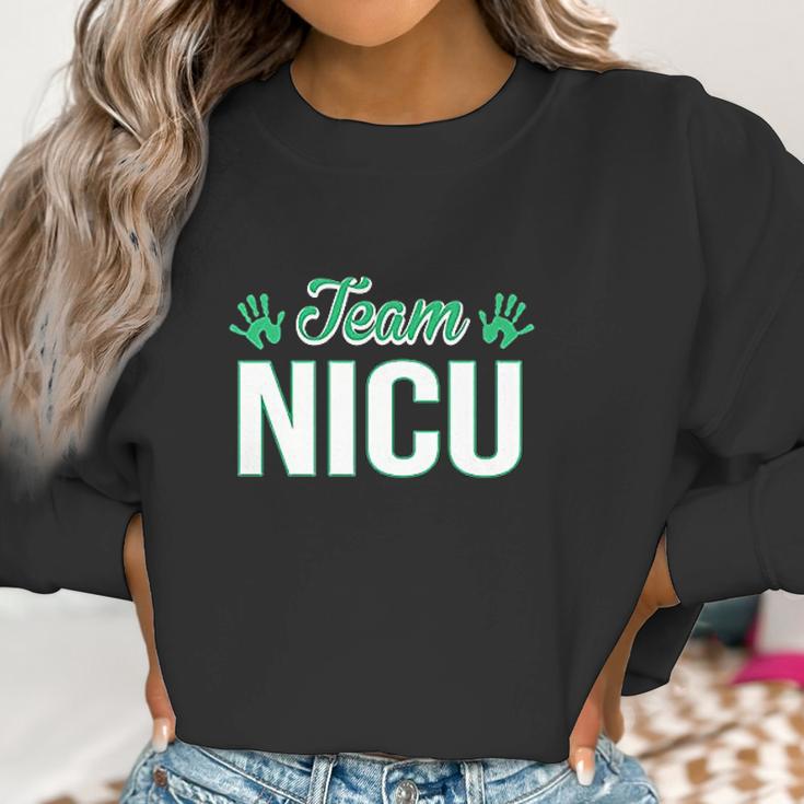 Team Nicu Cute Neonatal Intensive Care Unit Nurse Women Sweatshirt Gifts for Women