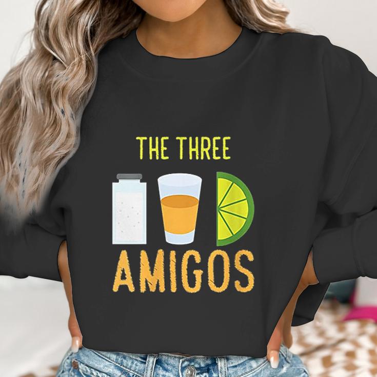 The Three Amigos Art Cool How To Drink Tequila Art Gift Women Sweatshirt Gifts for Women