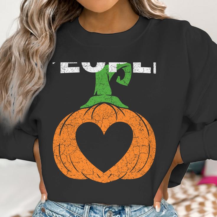 Trick Or Treat People With Kindness Cute Halloween Costume Sweatshirt Men Women T-Shirt Graphic Print Casual Unisex Tee Women Sweatshirt Gifts for Women