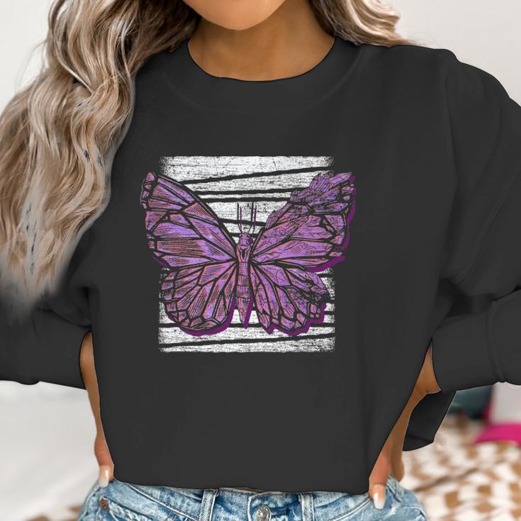 Vaporwave Japanese Pretty Butterfly Kawaii Pastel Goth Women Sweatshirt Gifts for Women