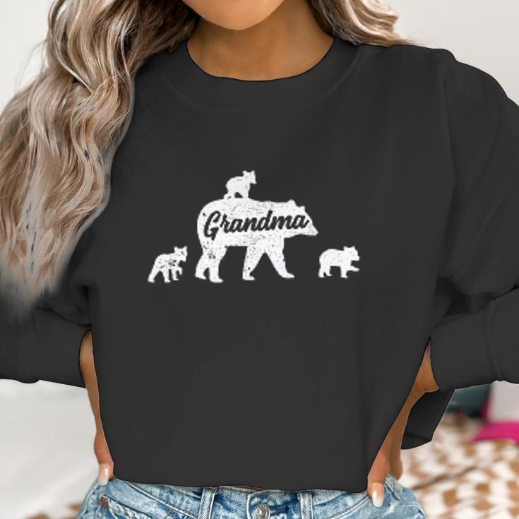 Vintage Grandma Bear 3 Cubs Mothers Day Women Sweatshirt Gifts for Women