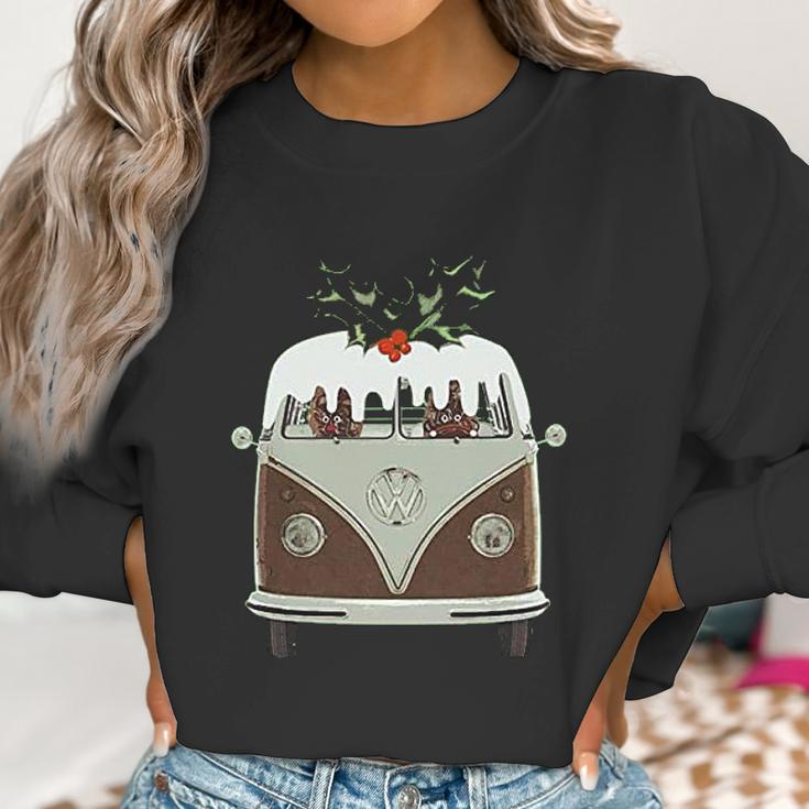 Volkswagen Christmas Pudding Camper Women Sweatshirt Gifts for Women