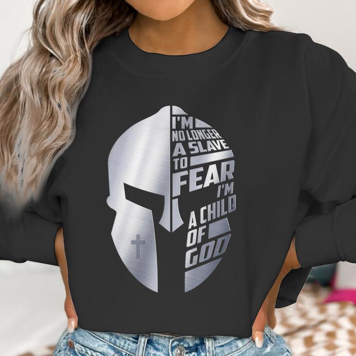 Warrior I’M No Longer A Slave To Fear I’M A Child Of God Shirt Women Sweatshirt Gifts for Women