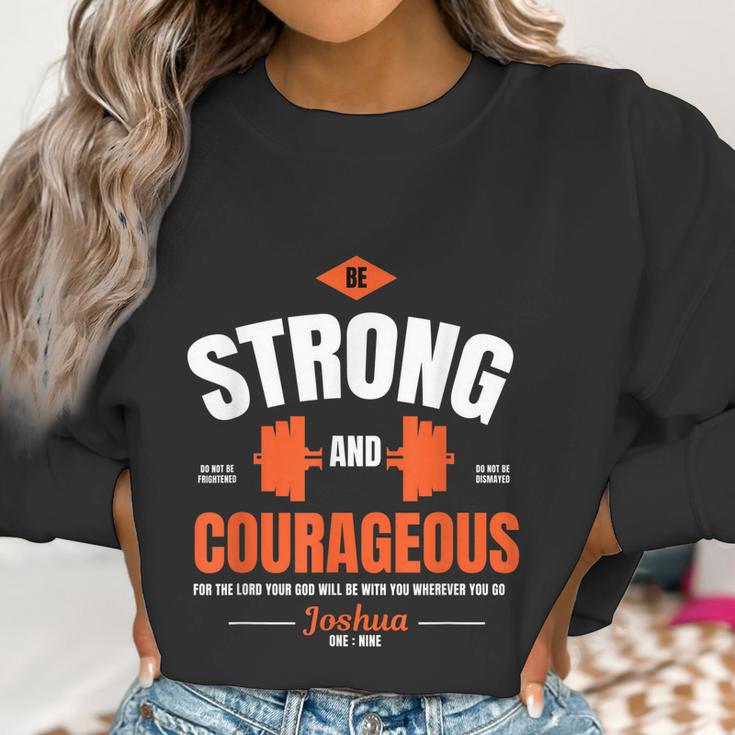 Weight Lifting Joshua 1 9 Christian Design Women Sweatshirt Gifts for Women