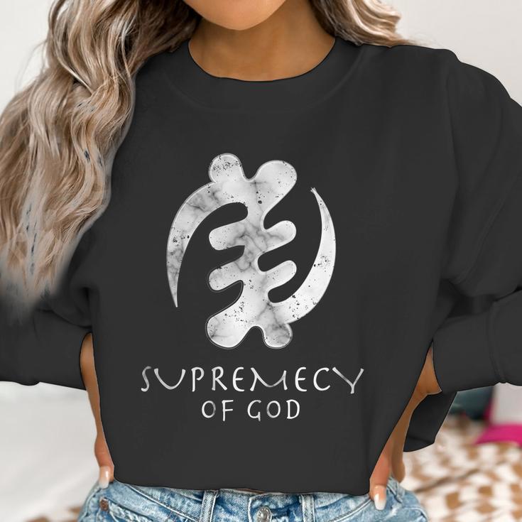 West Africa Adinkra Gye Nyame Aka Supremecy Of God Women Sweatshirt Gifts for Women