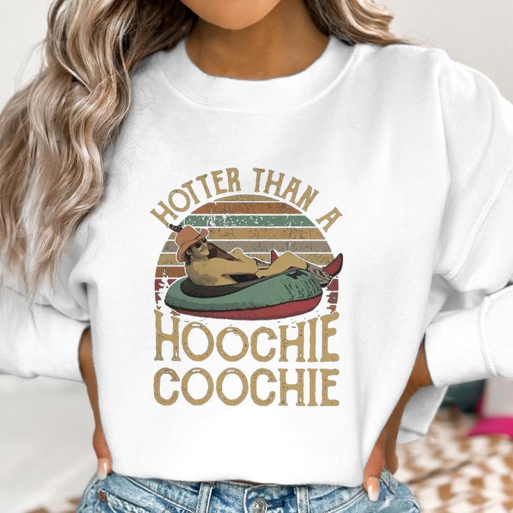 Alan Jackson Hotter Than A Hoochie Coochie Ugly Christmas Shirt Women Sweatshirt Gifts for Women