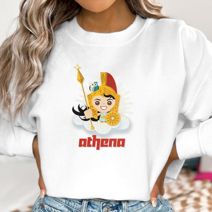 Womens Athena Greek Mythology Zeus Goddess Olympian Women Sweatshirt Gifts for Women