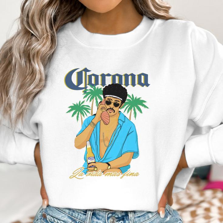 Bad Bunny X Corona Beer Hoodie Women Sweatshirt Gifts for Women