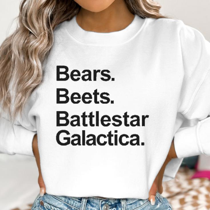 Bears Beets Battlestar Galactica Funny Sport Women Sweatshirt Gifts for Women