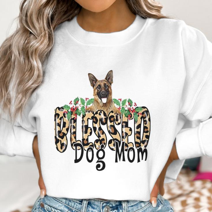 Blessed Dog Mom German Shepherd Women Sweatshirt Gifts for Women