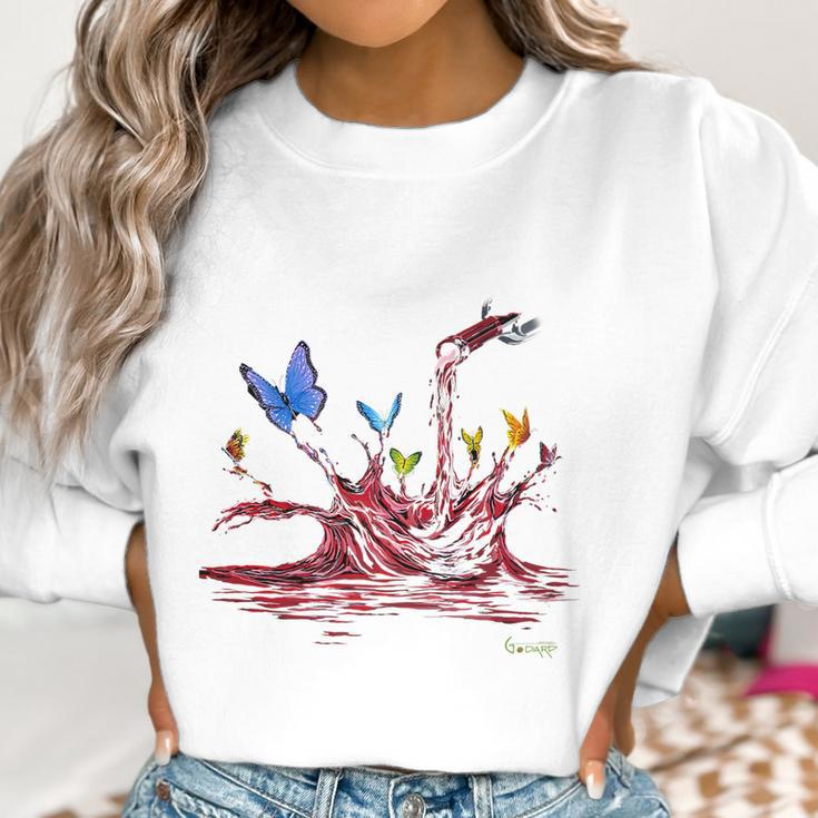 Butterfly Dream By Michael Godard Women Sweatshirt Gifts for Women