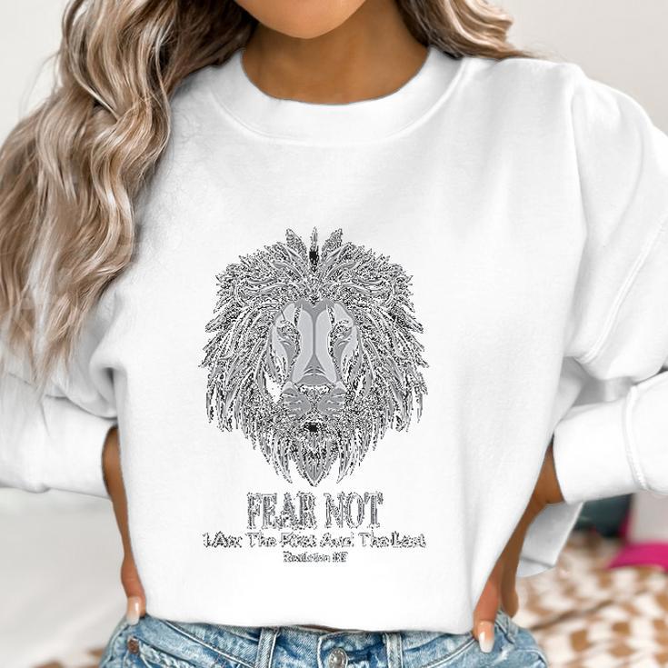 Christian Faith Jesus Yeshua Gifts Fear Not Women Sweatshirt Gifts for Women