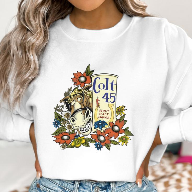 Colt 45 Stout Malt Liquor Donkey Shirt Women Sweatshirt Gifts for Women