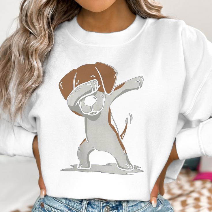 Dabbing-Beagle-Christmas-2018 Women Sweatshirt Gifts for Women