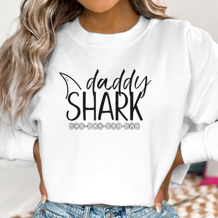 Daddy Shark Doo Doo Cute Best Christmas Gifts For Dad Women Sweatshirt Gifts for Women