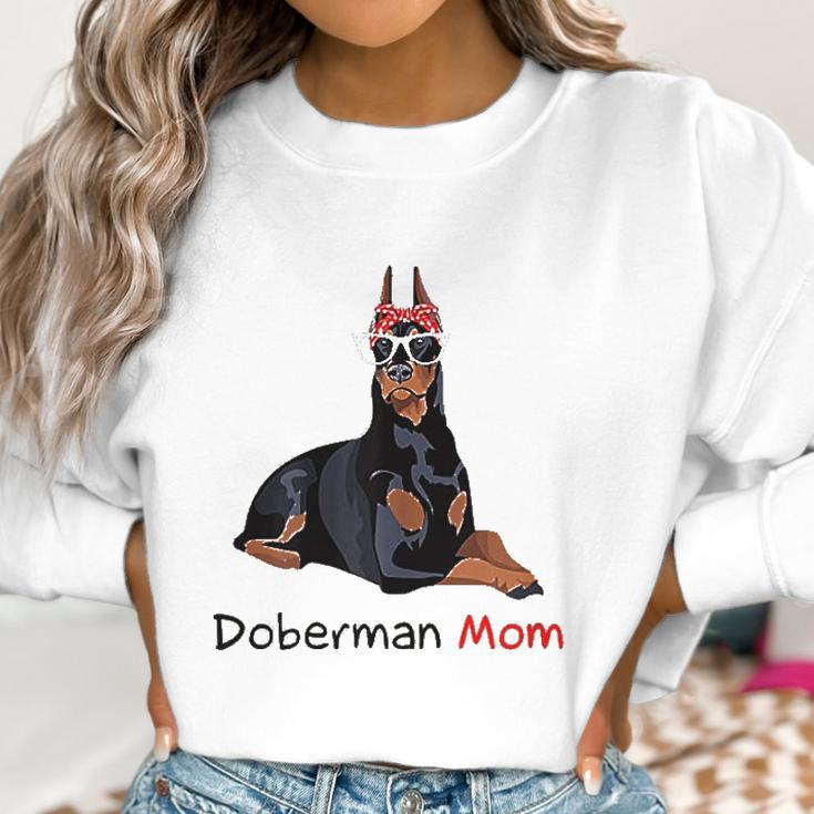 Doberman Mom Dog Pet Lover Gift Women Sweatshirt Gifts for Women