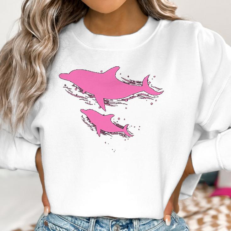 Dolphin Mom Women Sweatshirt Gifts for Women