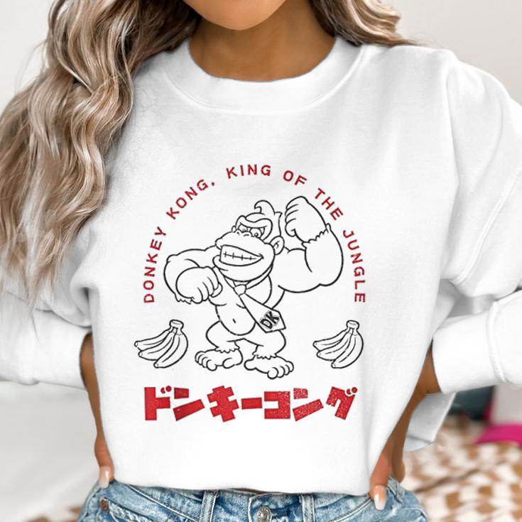 Donkey Kong King Of The Jungle Women Sweatshirt Gifts for Women