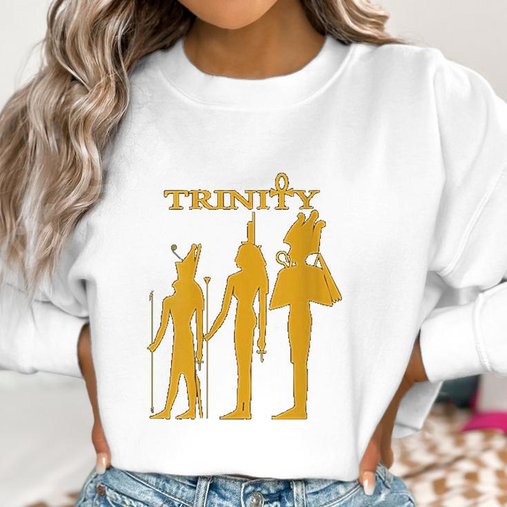 Womens Egyptian Trinity Ausar Auset Heru Women Sweatshirt Gifts for Women