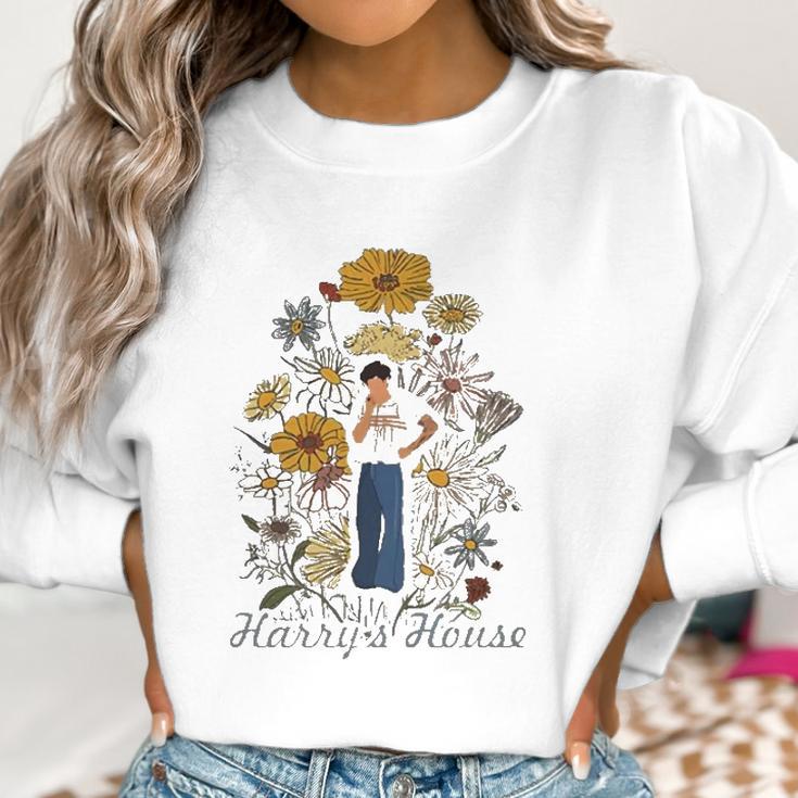 Floral Harrys House Art Gift Women Sweatshirt Gifts for Women