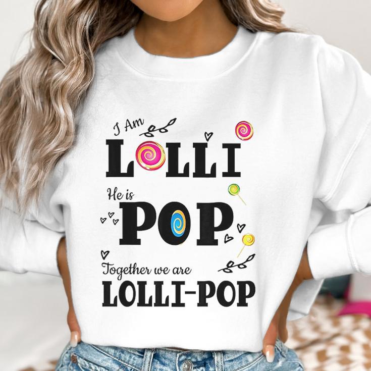 Funny Lolli Pop Lollipop Grandparents Couples Women Sweatshirt Gifts for Women