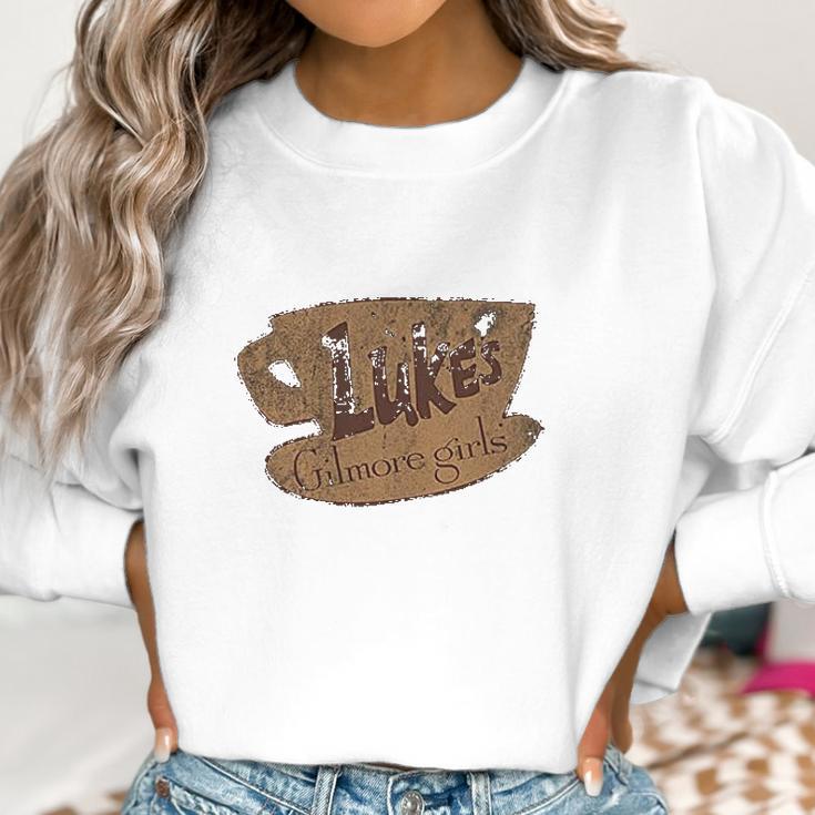 Gilmore Girls Juniors Vintage Lukes Coffee Women Sweatshirt Gifts for Women