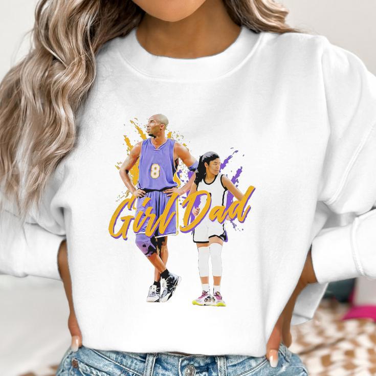 Girl Dad Kobe And Gigi Bryant Dad And Daughter Father S Day Women Sweatshirt Gifts for Women