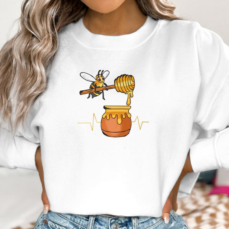 Honey Heartbea Lover Loves Honey Bees Women Sweatshirt Gifts for Women