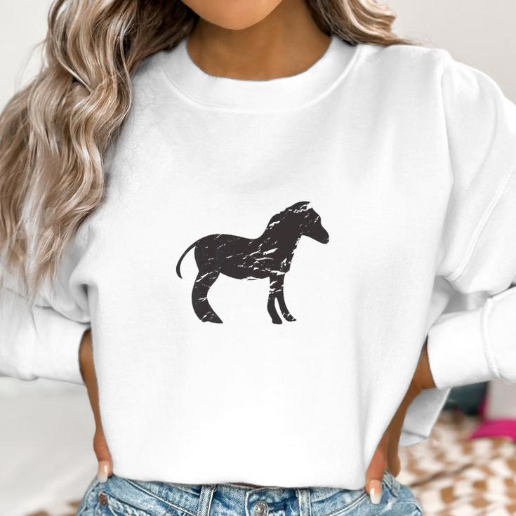 Horse Stallion Or Young Colt Vintage Distressed Women Sweatshirt Gifts for Women