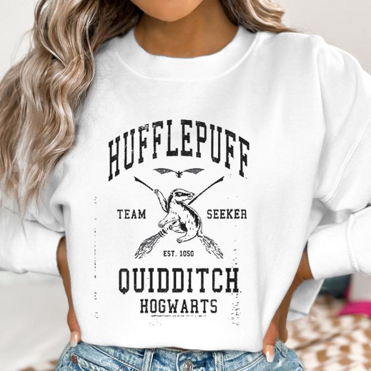 Womens Hufflepuff Team Seeker Hogwarts Women Sweatshirt Gifts for Women