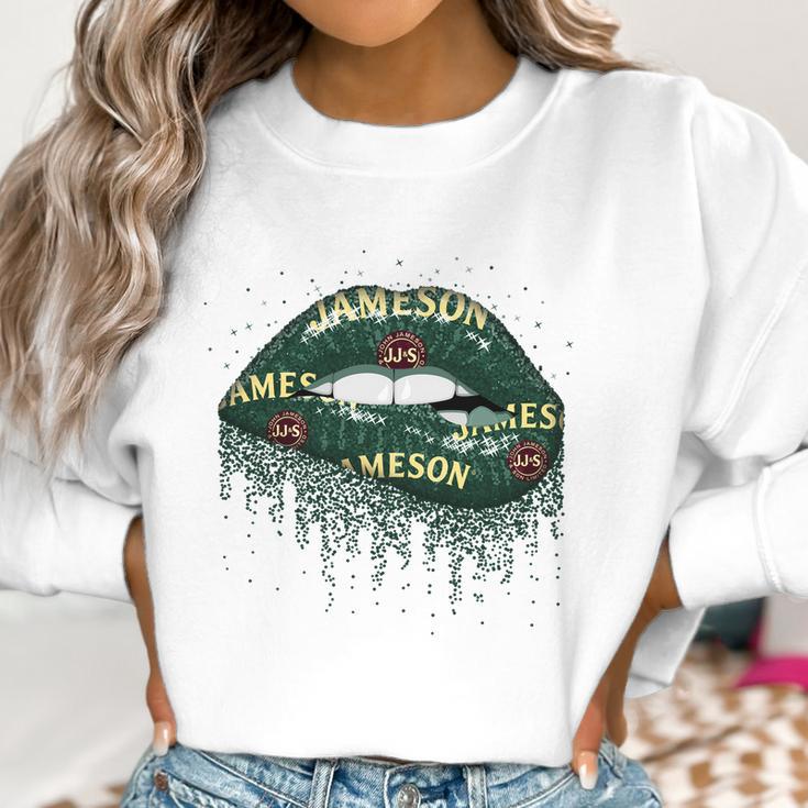 Jameson Irish Whiskey Lips Women Sweatshirt Gifts for Women