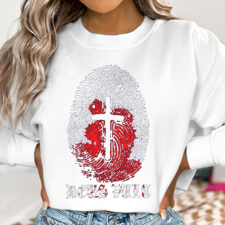 Knights Templar S Deus Vult God Wills It Women Sweatshirt Gifts for Women