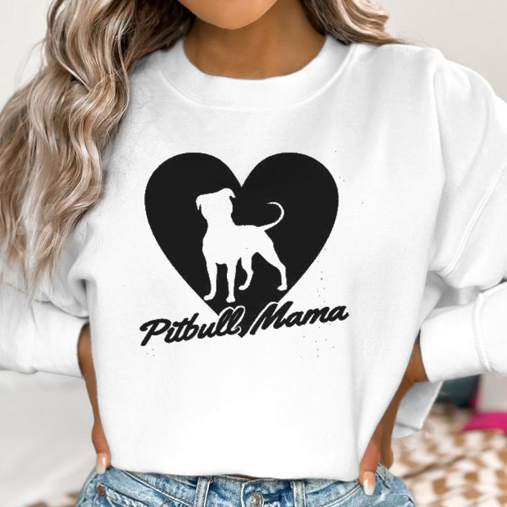 Ladies Pitbull Mama Pitt Bully Dog Lover Women Sweatshirt Gifts for Women