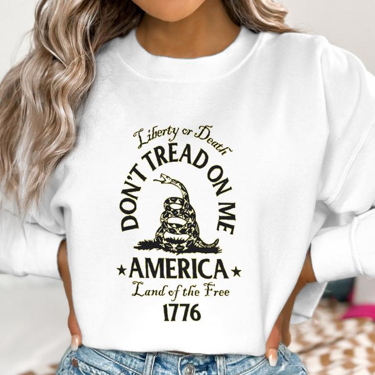 Liberty Or Death Don’T Tread On Me Ladies Womens Women Sweatshirt Gifts for Women